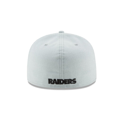 Las Vegas Raiders Grey 59FIFTY Fitted Hat