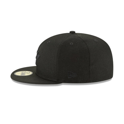 Houston Astros Blackout Basic 59FIFTY Fitted Hat