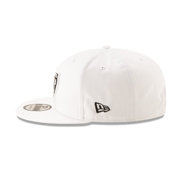 Las Vegas Raiders Basic White 9FIFTY Snapback Hat